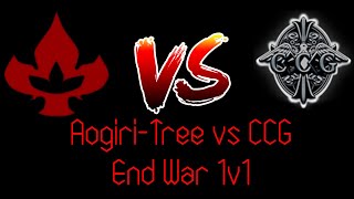 AogiriTree vs CCG  Ending a war in 1v1 RoGhoul [upl. by Eelrahc]