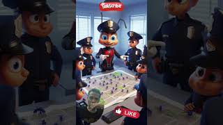 Ant Police Officer cartoon kids shortvideo slides slideshow storytime antstory [upl. by Niltak761]