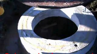 XSeal by S1E seals Sanitary Sewer Manhole Chimney [upl. by Ocko]