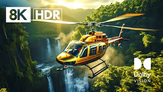 FLYING OVER STUNNING PLACES  8K HDR DOLBY VISION™ POV [upl. by Arica541]