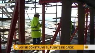 Así se construye el puente de la Bahía de Cádiz [upl. by Ynomrah511]