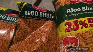 बीकानेरी vs Haldiram Aloo Bhujia Asmr UnboxingRate [upl. by Nylirehs]