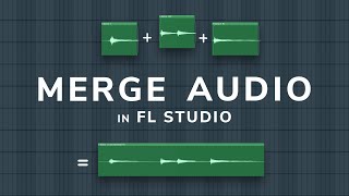 How To MergeConsolidate Audio In FL Studio 206 [upl. by Spenser]