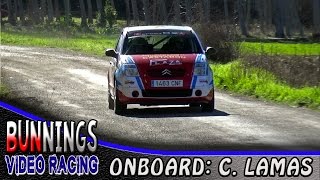 ONBOARD Cristian Lamas  Rallysprint Mencia  Cacabelos 2016 [upl. by Ilam371]