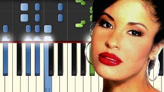 Como La Flor  Selena  Piano Tutorial  Notas Musicales [upl. by Herschel]