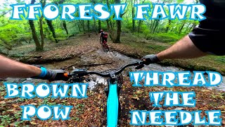 FForest Fawr MTB Trails  Thread the needle amp Brown Pow [upl. by Ashwell503]