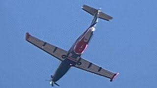 PILATUS PC12 NG LOW FLYBY SMOOTH STABILIZATION [upl. by Mannuela989]