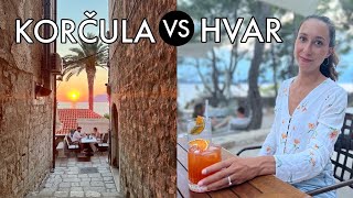 Hvar Vs Korčula  Which Croatian Island Should You Visit [upl. by Maryn]