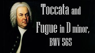 Bach  Toccata and Fugue in D minor BWV 565 Organ 1 Hour [upl. by Otxilac]