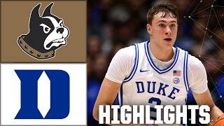 Wofford Terriers vs Duke Blue Devils  Full Game Highlights  ESPN College Basketball [upl. by Frissell]