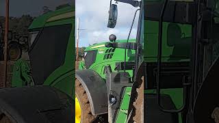 John Deere 6155M Tractor with Dowdeswell at Newbury Ploughing Match  Saturday 19th October 2024 [upl. by Eanaj126]