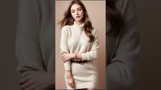 Rose Gold Bangle Bracelet amp Cream Sweater Dress [upl. by Nalyak963]