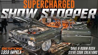 BESPOKE Supercharged 59 Impala Hot Rod Wins Grand National Roadster Show Steve Cook Creations Build [upl. by Myrah]