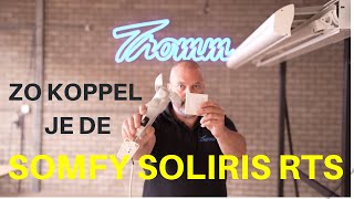 Zo koppel je een Somfy Soliris RTS zonnewindsensor aan je zonwering [upl. by Ayian752]