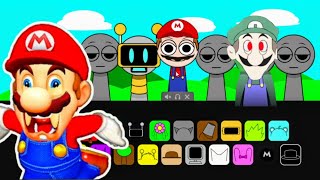 💥Mario Plays Sprunki Incredibox Mod  Sprunki Concept Mario and Weegee [upl. by Michell]