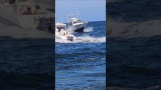 Boats Pass Just Past The Point Pleasant Beach Jetties [upl. by Teragram]