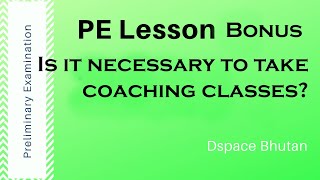 Is it necessary to join PE coaching classes Share and like it [upl. by Gerfen]