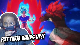 Goku SNAPS Fighting King Vegeta Dragon Ball Super VE PART 14 REACTION [upl. by Ellehcil793]