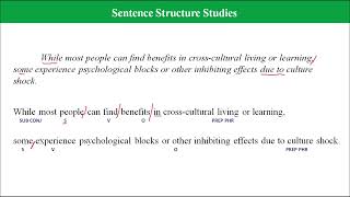 Sentence Structure Studies Cümle yapısı çalışmalarım bir arada 610 [upl. by Ogirdor]