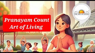 Daily Pranayam Count Art of Living Advertisement free clip Three stage Bhastrika guided Counting [upl. by Gilba]