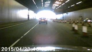 Drive Through Mersey Tunnel Kingsway  Lucky Escape Near Head On Collision [upl. by Yessac]