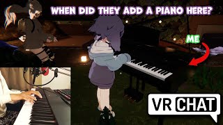 THEY DIDNT KNOW I WAS THE PIANO  VRChat Piano Moments [upl. by Haissi]