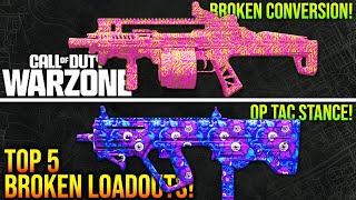 WARZONE Top 5 MOST BROKEN META LOADOUTS After Update WARZONE META [upl. by Comptom185]