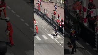 Sergio Perez crash Monaco 2024 Aftermath [upl. by Grannie351]