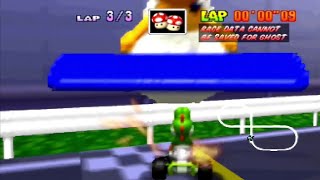 Mario Kart 64  Toads Turnpike SC lap  009 PAL [upl. by Penelopa]