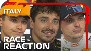 Drivers Reaction After the Race  2024 Italian Grand Prix [upl. by Lajib]