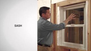 Identifying the Parts of 200 Series DoubleHung Windows  Andersen Windows [upl. by Aldas]