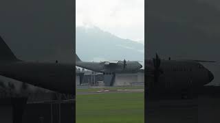 A400 M landing airpower aviation military airbus [upl. by Assilem]