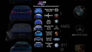 The best 6 cylinder exhaust sounds part 1 toyota nissan bmw ford fordgt mercedes vw r36 [upl. by Jacenta]