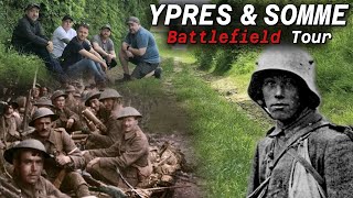 WW1 Battlefield Tour  Ypres amp Somme [upl. by Aihsined]