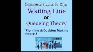 Waiting line or Queueing TheoryPlanning technique businessmanagement [upl. by Eckblad332]