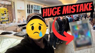 I Made A HUGE Mistake At This Sports Card Show [upl. by Anaiad]