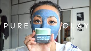 LOreal Paris Blemish Face Mask Review [upl. by Kcirdderf]