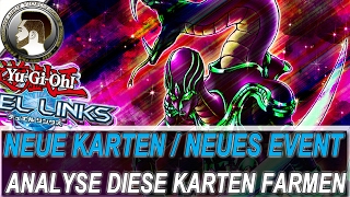 Neue KARTEN  Neues EVENT Analyse  Alle Charakter Freischalten  YU Gi Oh Deul Links  deutsch [upl. by Dorison]