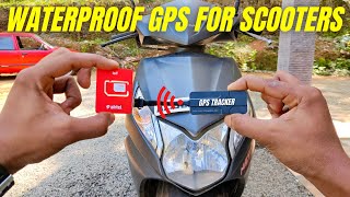 Waterproof GPS Tracker ഏത് സ്കൂട്ടറിൽ വേണേലും പിടിപ്പിക്കാം GPS with Sim For Scooter Se Track GPS [upl. by Nedyrb417]