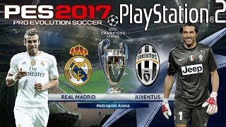 GAMEPLAY FINAL DE CHAMPIONS REAL MADRID VS JUVENTUS  PS2 [upl. by Itak339]