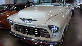 1955 CHEVY CAMEO PICKUP TRUCK  NEW CAR  LIKE LOOKS [upl. by Stoecker]