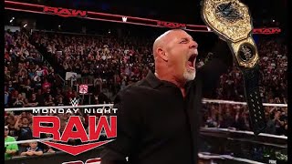 Goldberg Regresa a WWE  WWE Raw Noviembre 4 2024 en español [upl. by Notsua]