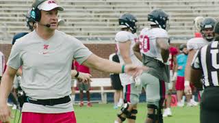 One minute of Ole Miss footballs Sunday scrimmage  81521 [upl. by Esiouqrut]