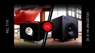 Velodyne WiQ 10 vs REL T7x  porównanie dwóch modeli wiodących marek subwooferów [upl. by Philbin]