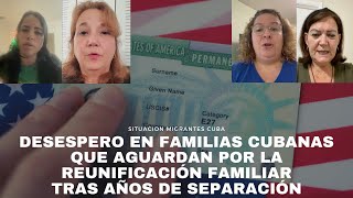 Desespero en familias cubanas que aguardan por la Reunificación Familiar tras años de separación [upl. by Leinnad701]