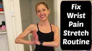 Fix Wrist Pain With These Exercises  Stretching Routine for Relief [upl. by Aisset103]