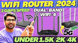 🔥Best WiFi Router 2024🔥Best Dual Band Router Under 3000🔥Best WiFi 6 Router 2024🔥Best 5G Router 2024 [upl. by Willman]