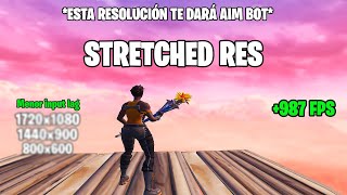 Las MEJORES RESOLUCIONES para FORTNITE C5S1 FPS INPUT LAG [upl. by Jelene]