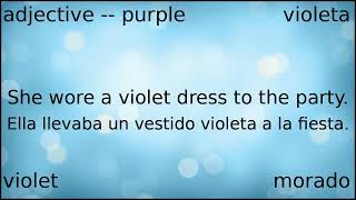 Vocabulario Esencial punish purple  Inglés para Hispanohablantes [upl. by Winikka]