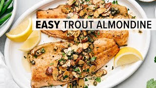 TROUT ALMONDINE  The Best Rainbow Trout Recipe [upl. by Ahseinod336]